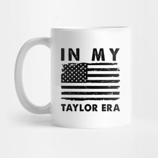 Distressed American Flag In My Taylor Eras Legend Mug